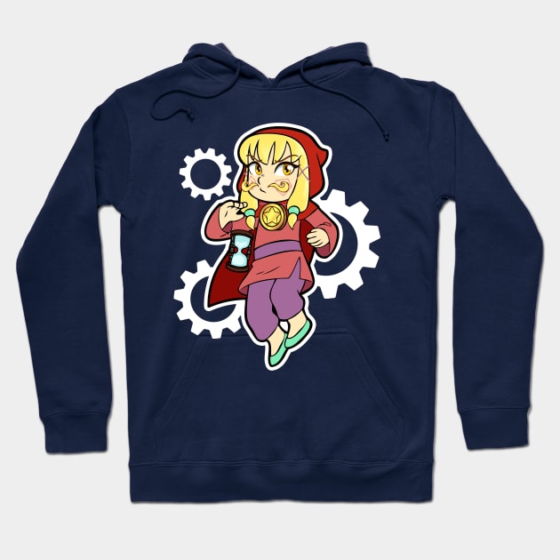 Mustache'd Girl Hoodie by RainytaleStudio